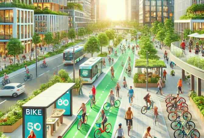 Promoção do uso de bicicletas - Mobilidade Candanga